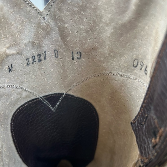 Pecos Bill Men’s Dark Brown Roper Western Cowboy Boots - Picture 14 of 16